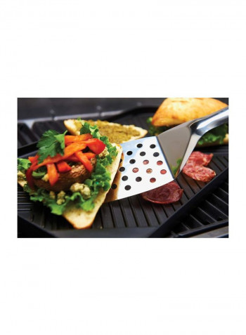 Non-Stick Aluminum Grill Griddle Black 19x10.7inch
