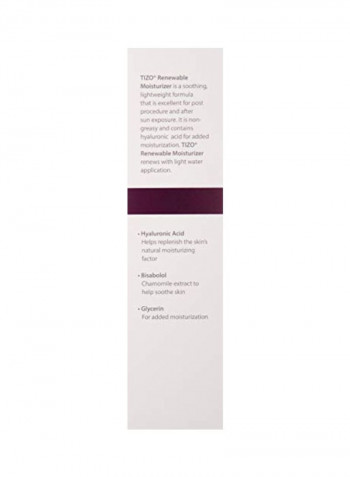 Renewable Moisturizer 3ounce