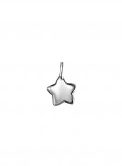 925 Sterling Silver Mini Additions Star Charm Pendant