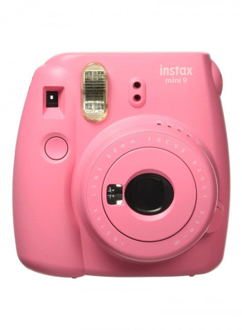 Instax Mini 9 Instant Film Camera   With Leather Carry Case And 10 Sheets