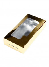 200- Piece Aluminium Sweet Box Set Gold/Silver 20x10cm