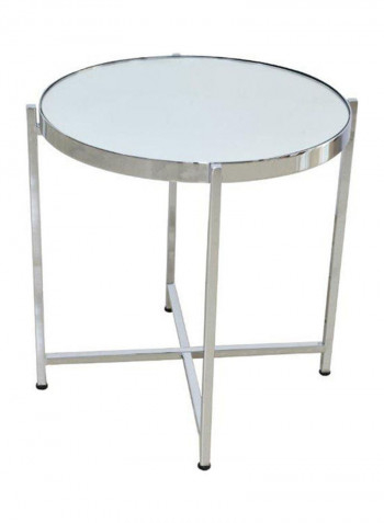 Melbourne End Coffee Table Silver