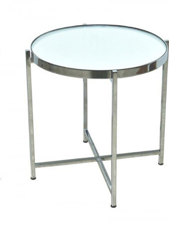 Melbourne End Coffee Table Silver