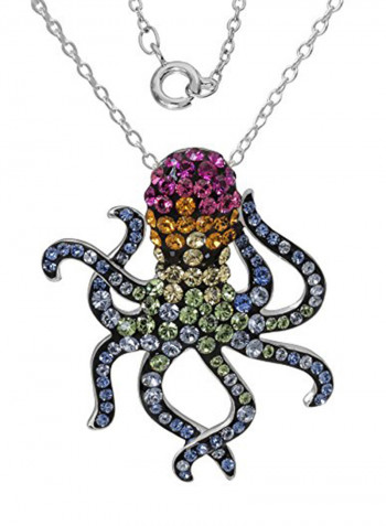 Sterling Silver Metal Pendant Necklace