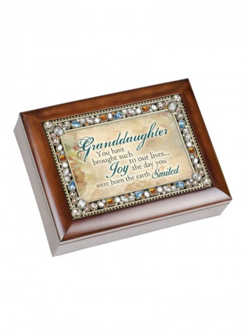 Granddaughter You Have Brought Such Joy Jeweled Musical Jewelry Box