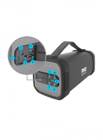 PBMSQG9 Portable Bluetooth Speaker Black