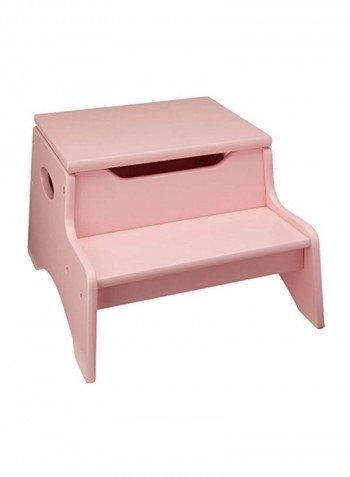 Wooden Step Stools Pink