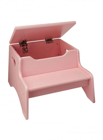 Wooden Step Stools Pink