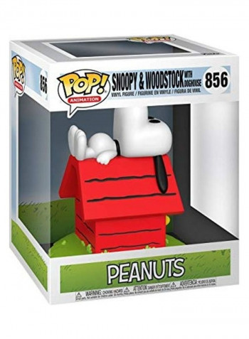 Pop Deluxe Peanuts - Snoopy on Doghouse Toy 6 x 8inch