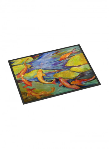 Koi Indoor/Outdoor Mat Multicolour 11 x 14inch