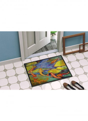 Koi Indoor/Outdoor Mat Multicolour 11 x 14inch