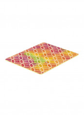Rainbow Geometric Circles Kitchen Mat Multicolour 18 x 24inch