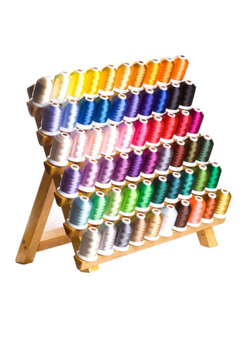 63-Piece Thread Set Multicolour 550yard