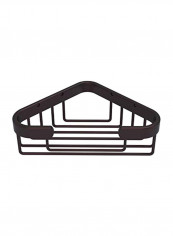 Corner Shower Basket Black