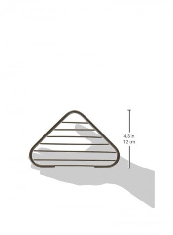 Corner Shower Basket Black