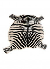 Zebra Printed Area Rug Multicolour 146.304 x 134.112centimeter
