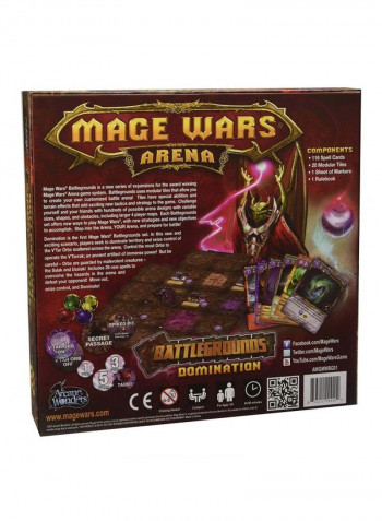 Mage Wars Arena Battlegrounds Domination Board Game