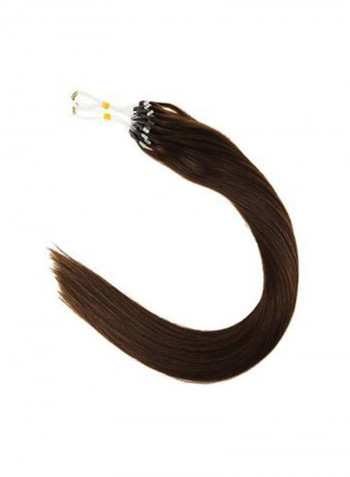 50 Strands Easy Loop Hair Extensions Brown