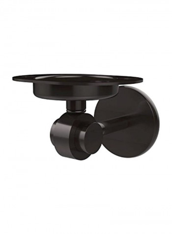Orbit Two Collection Tumbler And Toothbrush Holder Brown