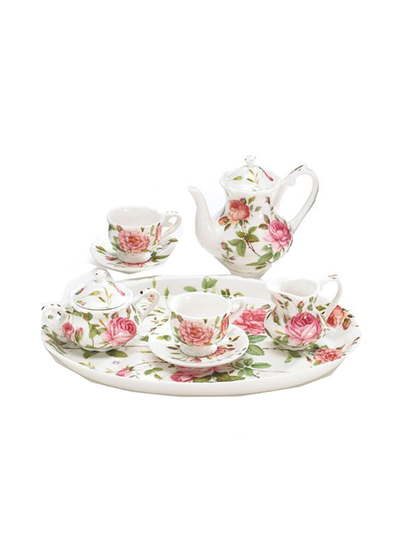 8-Piece Mini Porcelain Saddlebrooke Tea Toy Set