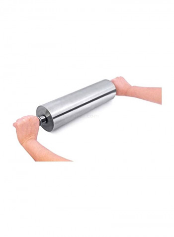 Aluminium Rolling Pin Silver 18inch
