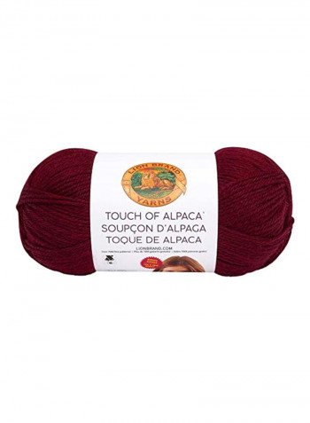Touch Of Alpaca Yarn Crimson