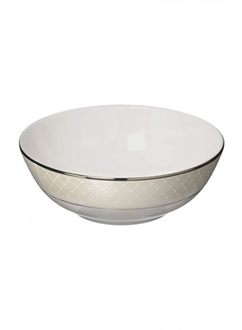 Venetian Lace Place Setting Bowl White