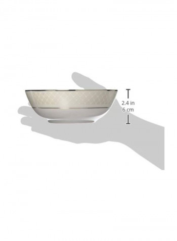 Venetian Lace Place Setting Bowl White