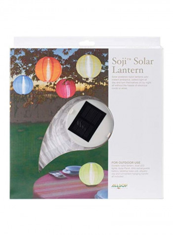 Led Solar Lantern White 10x10x1inch