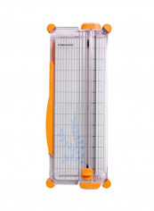 Portable Paper Trimmer Orange/Clear