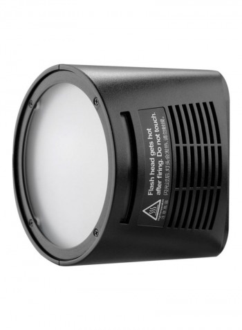 H200R Ring Flash Head With Spiral Tube 7.8x7x7.8centimeter Black