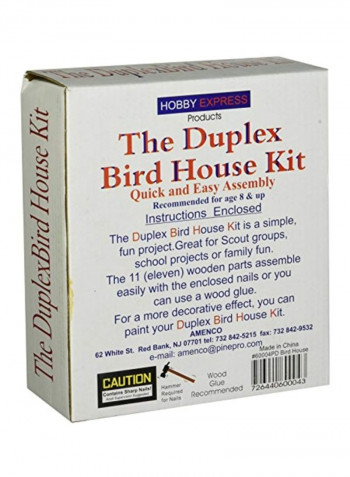 The Duplex Bird House Kit