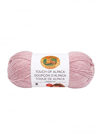 Touch Of Alpaca Knitting Yarn Blush 10x3.5x3.5inch