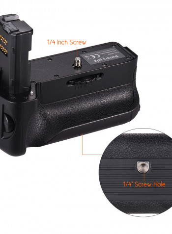 Vertical Battery Grip Replacement Camera Grip With NP-FW50 Battery For Sony DSLR Camera Black