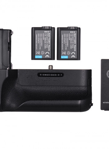Vertical Battery Grip Replacement Camera Grip With NP-FW50 Battery For Sony DSLR Camera Black