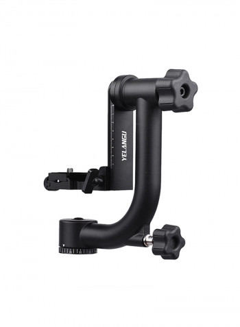 Panoramic Gimbal Tripod Head Black