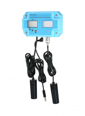 3-In-1 Multi-Parameter Water Quality Tester Blue/Black 130 x 76 x 26millimeter