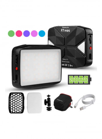F7 Mini RGB LED Video Fill Light Black