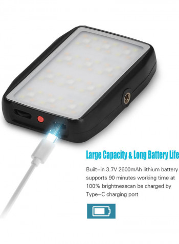 F7 Mini RGB LED Video Fill Light Black