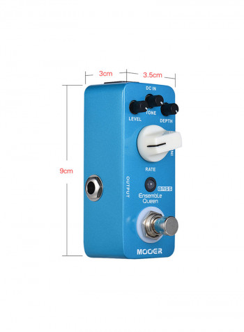 Ensemble Queen Bass Chorus Effect Pedal True Bypass