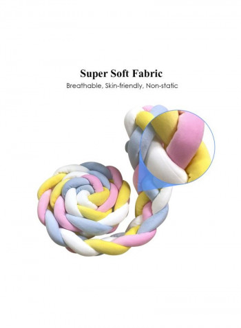Baby Crib Bumper Knotted Pillow Pad