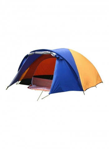 One-Room One-Hall Outdoor Tourism Double-Layer Four-Person Camping Tent 240 x 210 x 150cm