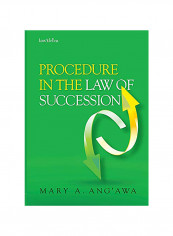 Procedure In The Law Of Succession In Kenya Paperback English by Mary a. Ang'awa