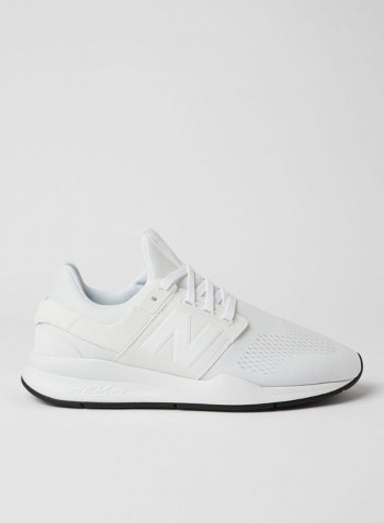 Stylish Lace-Up Sneakers White