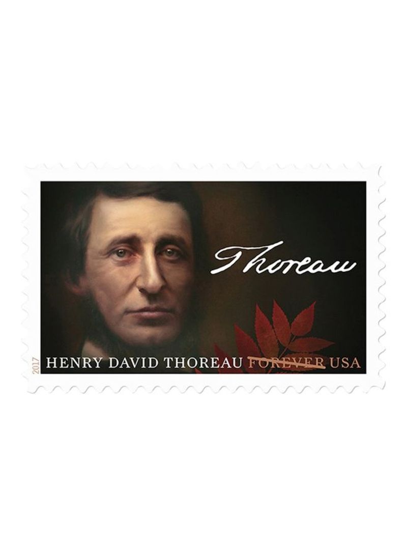20-Piece Henry David Thoreau Postage Stamp Sheet