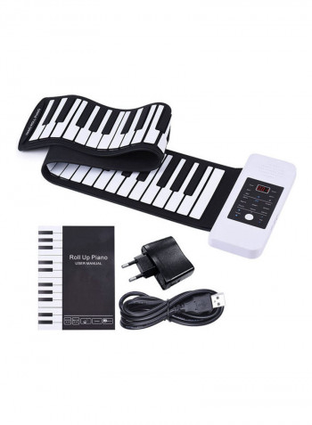 Portable Silicon 61 Keys Hand Roll Up Piano