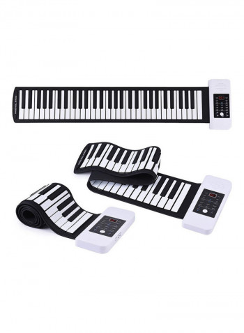 Portable Silicon 61 Keys Hand Roll Up Piano