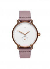 Women's Leather Analog Wrist Watch D-FR01-RGPU