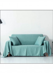 Brief Design Anti-Slip Sofa Slipcover Green reviews Brief Design Anti-Slip Sofa Slipcover Green