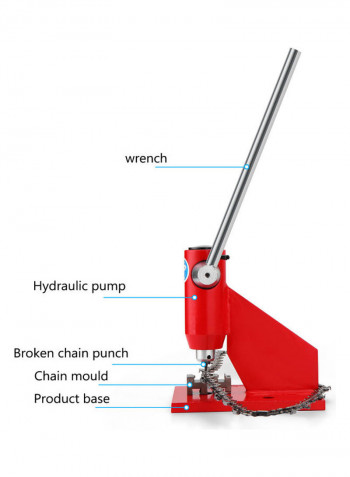 Convenient Professional Chainsaw Chains Breaker Red